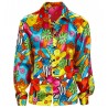 Costume con Camicia Flower Power da Adulto 