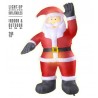 Babbo Natale Gonfiabile Luminoso 244 cm