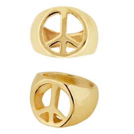 Anello d'Oro "Peace and Love"