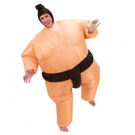 Costume da Lottatore di Sumo Gonfiabile con Ventilatore Online