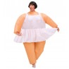 Costume da Ballerina Gonfiabile con Ventilatore 