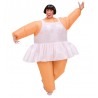 Costume da Ballerina Gonfiabile con Ventilatore in Offerta 