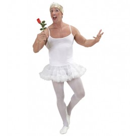 Costume da Ballerina Bianco per Uomo Vendita