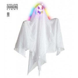Costume da Fantasma con Luci che cambiano 50 cm Economico