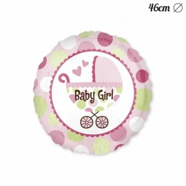 Palloncino Baby Shower Bambina con passeggino 46 cm