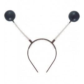 Cerchietto con Antenne Colori Assortiti 25 cm