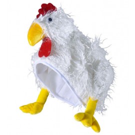 Cappello a Forma di Pollo in Peluche