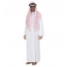 Costume da Sceicco Arabo Bianco con Copricapo per Adulto Online