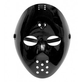 Maschera nera da hockey