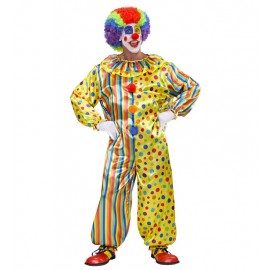 Costume da Clown Multicolore per Adulto