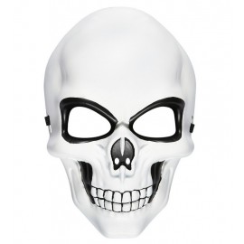 Maschera Plastica Teschio Bianco Maschera Plastica Teschio Bianco