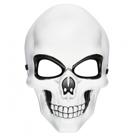Maschera Plastica Teschio Bianco