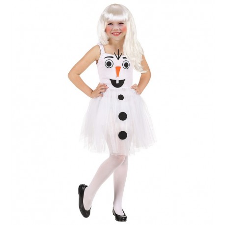 Costume da pupazzo di neve bambina