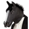 Maschera Completa Cavallo Nero con Capelli