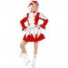 Costume Majorette Rosso per Donna