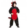 Costume da Dragone Nero in Peluche per Bambini