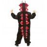 Costume da Dragone Nero in Peluche per Bambini