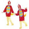 Costume Uccello Rosso in Peluche Adulto