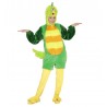 Costume Uccello Verde in Peluche Adulto