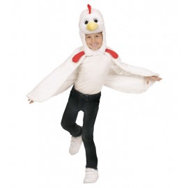 Costume da Pollo in Peluche Morbido per Bambini