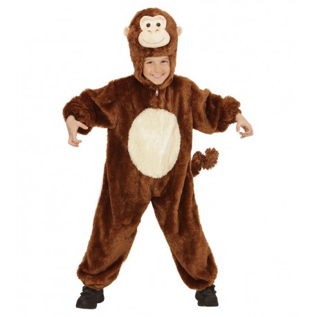 Costume da Scimmia in Peluche Infantile Unisex