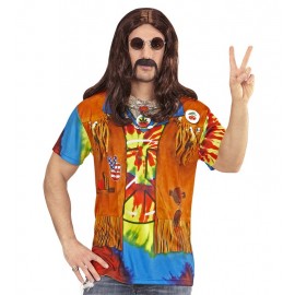 Maglietta Stampata da Hippie