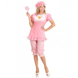 Costume Da Bebé Rosa Per Donna Adulta Online