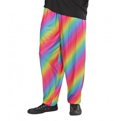 Pantaloni Anni 80 Arcobaleno