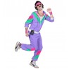 Costume Tuta Anni 80 Viola per Uomo Online