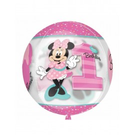 Palloncino Orbz Minnie 1° Compleanno