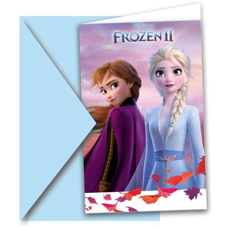 Biglietti Invito Frozen per Compleanno e Feste
