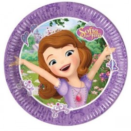 8 Piatti Principessa Sofia 20 cm