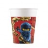 8 Bicchieri Lego Ninjago 200 ml