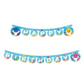 6 Palloncini in lattice Baby Shark 27 cm