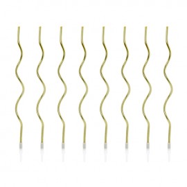 8 candele a spirale