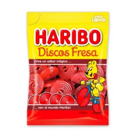 Caramelle Disco alla fragola Haribo 80 gr