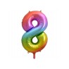  Palloncino Numero 8 Foil 81 cm