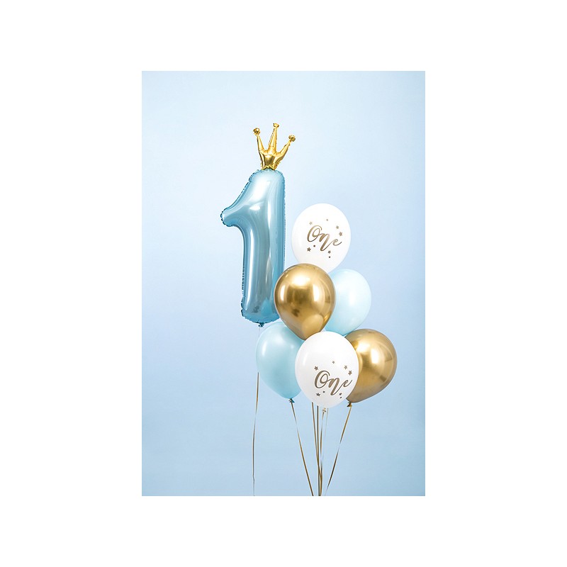 6 Palloncini Buon Compleanno 30 cm - FesteMix