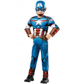 Costume Capitan America Deluxe per bambini