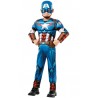 Costume Capitan America Deluxe per bambini