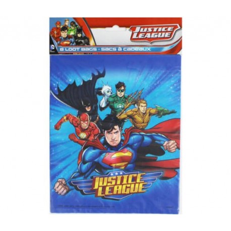 Compra 8 Sacchetti Justice League Blu