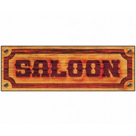 Segnale Saloon 78x26 cm