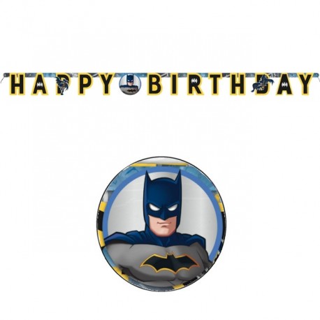 Festone Batman Happy Birthday