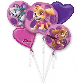 Bouquet di Palloncini Paw Patrol Rosa