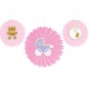 3 Decorazioni di Carta Baby Shower Bambino