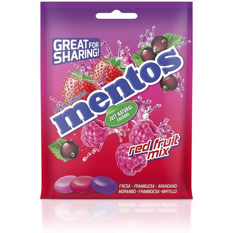 7 Caramelle Mentos Pouch Bag Berry Mix Shop