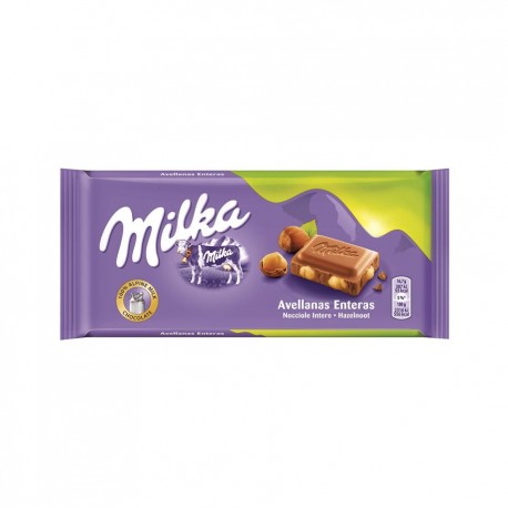 17 Tavolette Cioccolato Milka Nocciole Intere