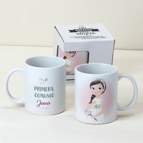 Tazza Romantica Prima Comunione Ragazza
