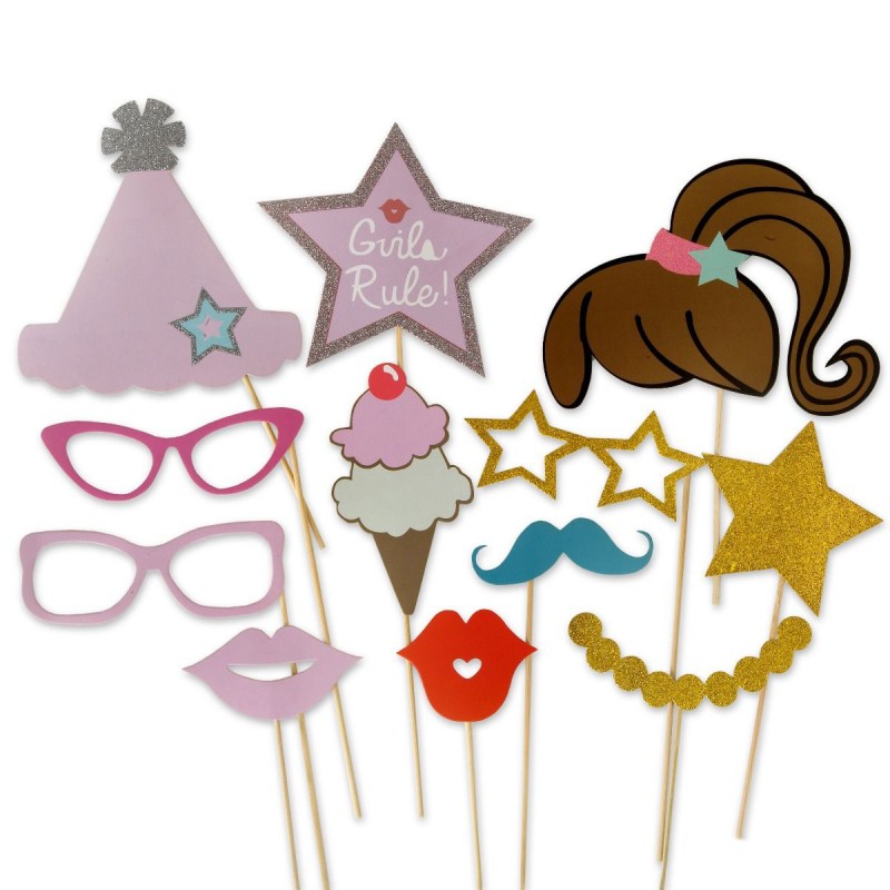 12 Accessori Principessa per Photobooth