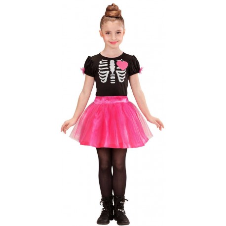 Costume da Ballerina Scheletro da Bambina